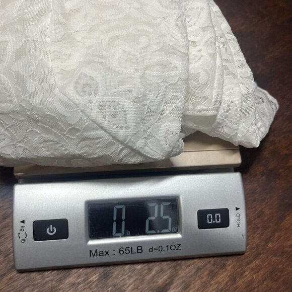 Y2K Chemise Tank Top Size Large Fairy Bridal Coquette Babydoll Lingerie Lace - Picture 11 of 13